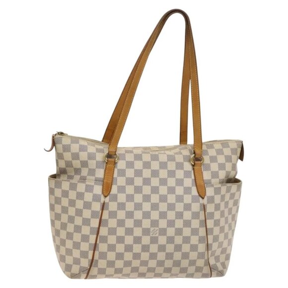 LOUIS VUITTON Damier Azur Totally MM Tote Bag N51262 LV Auth 126221 - Picture 1 of 16